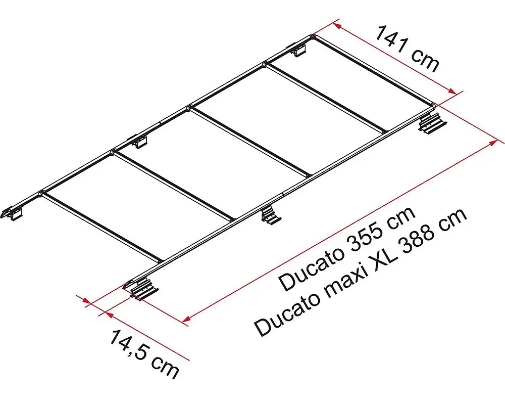 Dachträger Roof-Rail Ducato H2, ab 06/2006 – Bild 3