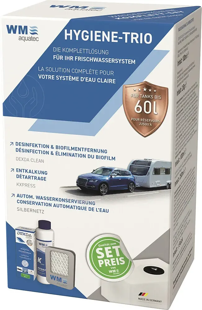 Komplettschutz Hygiene Trio für Frischwassersystem