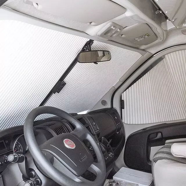 REMIfront IV Frontscheiben Verdunkelung für Fiat Ducato X 290 ab 2014 _Sonderpaket_ Farbe beige