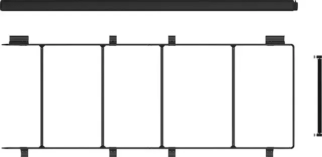 Dachträgersystem FIAMMA Roof Rail passend für Ducato Farbe deep black