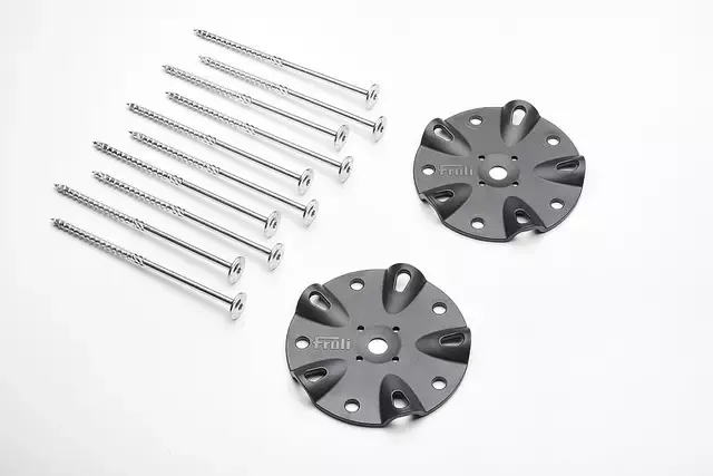 Ankerplatten froli inkl. Befestigungsschrauben Inhalt 2 Stück