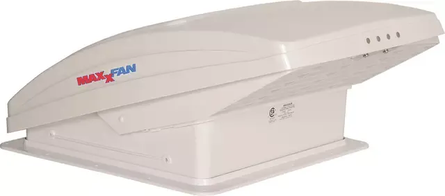 Dachhaube MAXXAIR Maxxfan Deluxe manuelle Öffnung Farbe weiß