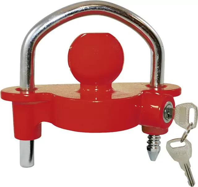 Kupplungschloss H.A.B.A. Alu Queen Farbe rot
