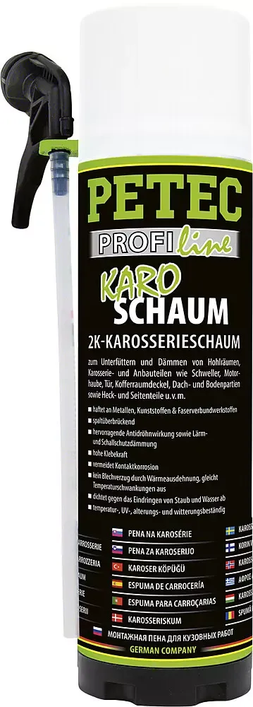 2K Karosserieschaum Petec KARO-SCHAUM Inhalt 400 ml