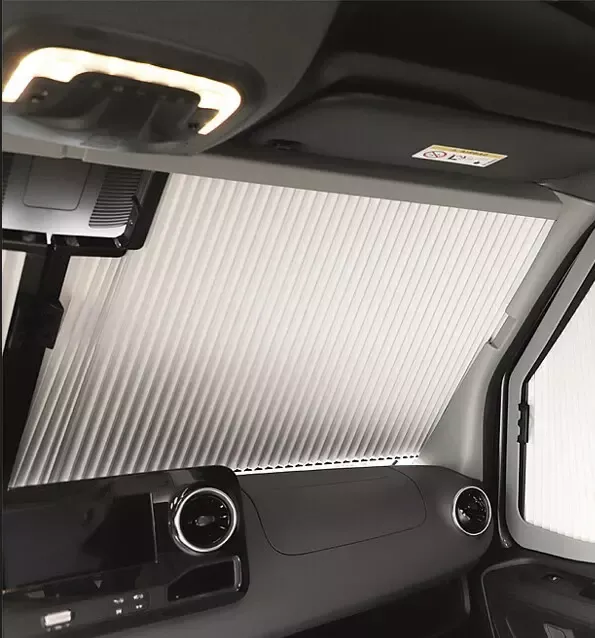 REMIfront IV Fahrerhausverdunkelung Front passend für Mercedes Sprinter ab 2024, Sensorpaket groß