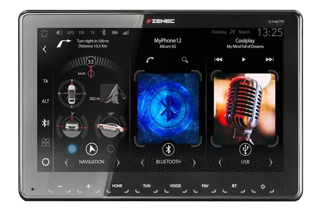 Infotainer ZENEC Z-N975 1-DIN, 9 Zoll Display