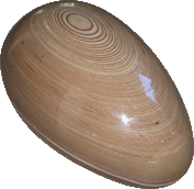 Kindersärge in Eiform 60 cm aus Lindenholz, natur