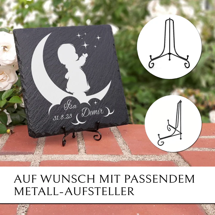 Gedenk- und Trauerstein Biker – Robuster Naturstein mit Motorrad Gravur