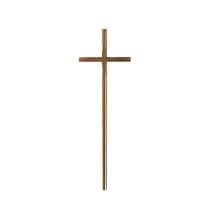 Sargkreuz aus Metallguss