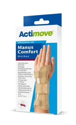 Handgelenkbandage Actimove Manus Comfort schwarz Gr. L/XL links