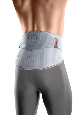 LWS-Orthese VERTEBRADYN AKTIV mit Propriozeptionspelotte, platinum Ausf.: Herren Gr. XL