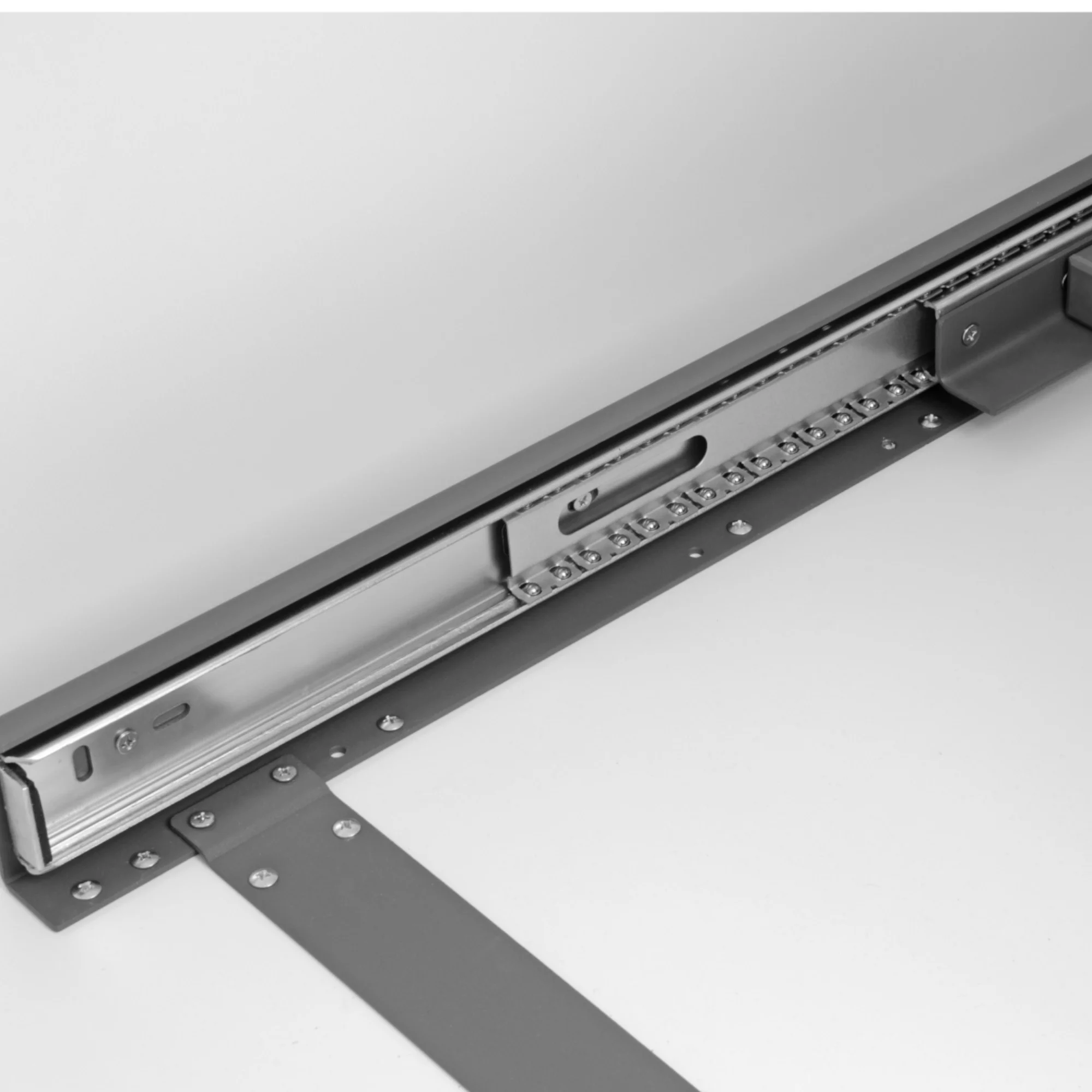 Eckschrankbeschlag Eckschrank Schwenkauszug Anthrazit 800 – 1000mm – Bild 7