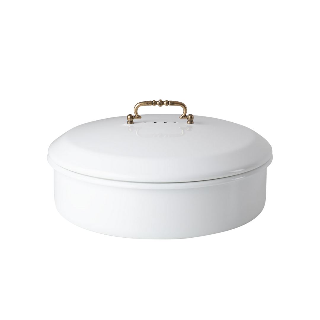 Classic Weiss Brotdose mit Deckel 36cm