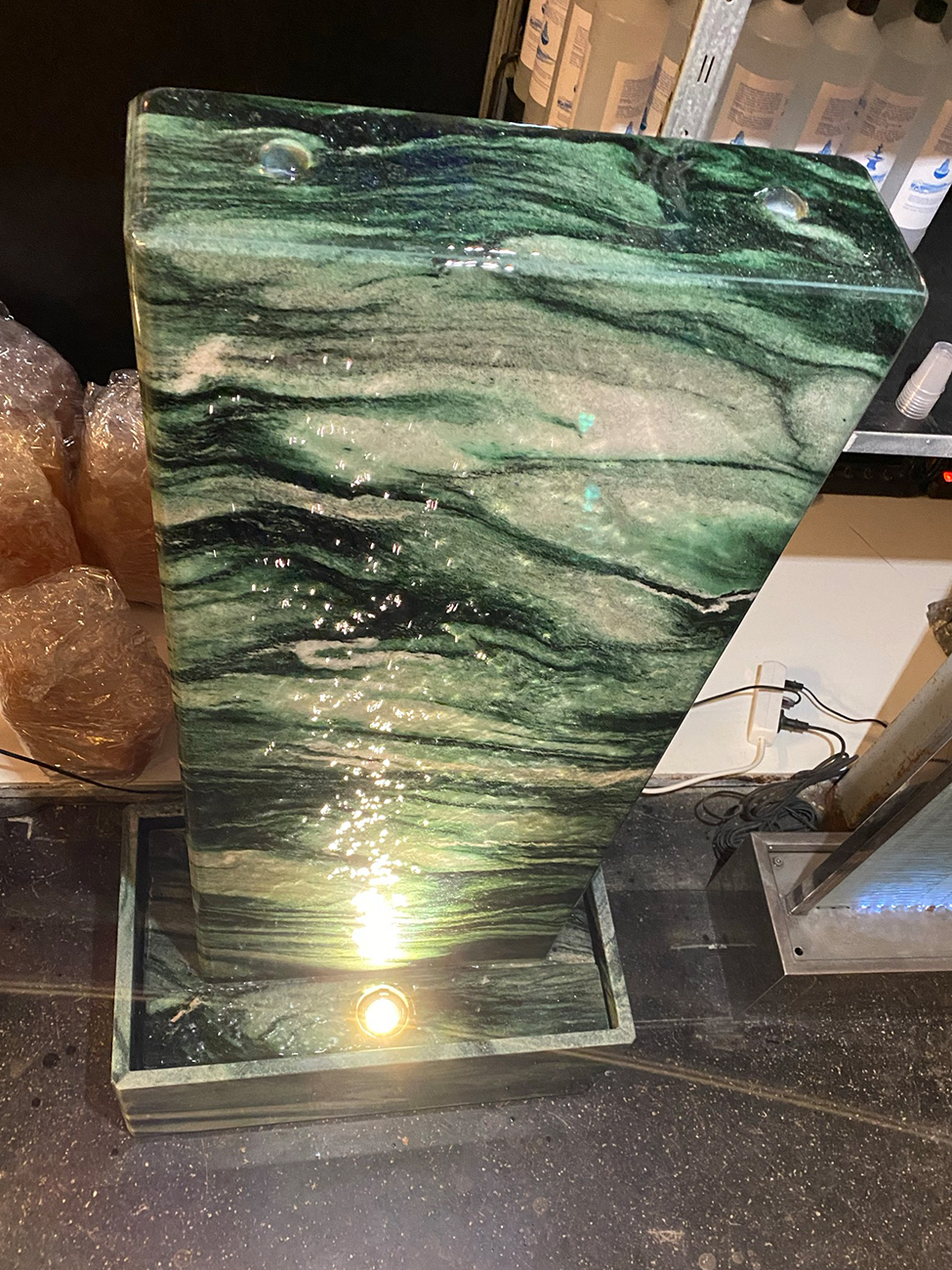 Wasserwand Lofoten Grün Green Harmony 123cm – Bild 4