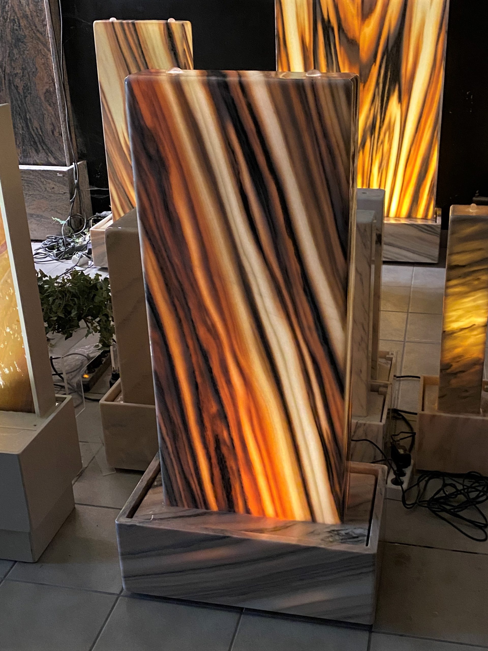 Marmor-Lichtbrunnen Harmony 120cm