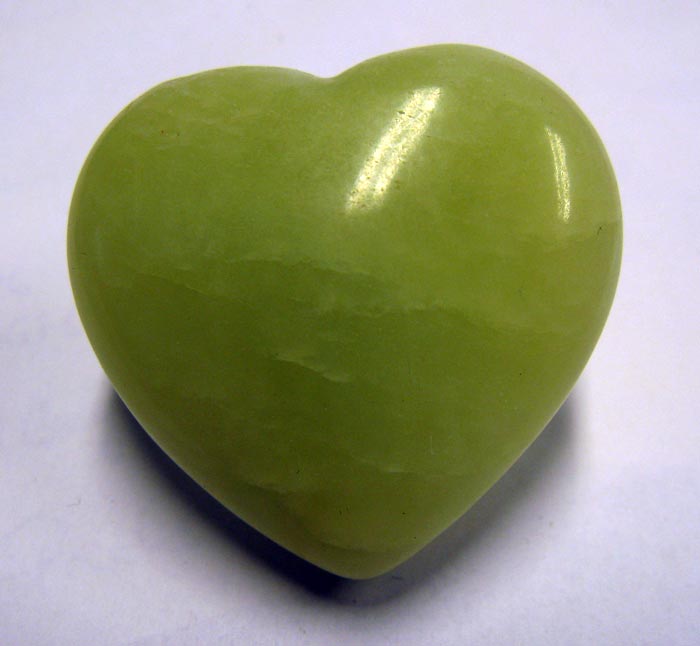 Grüne Jade Herz 4cm