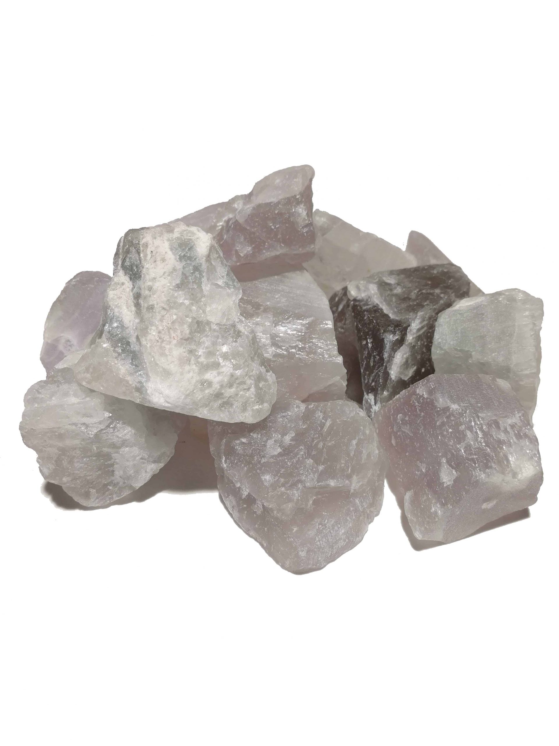 Fluorit Chips lila-grün