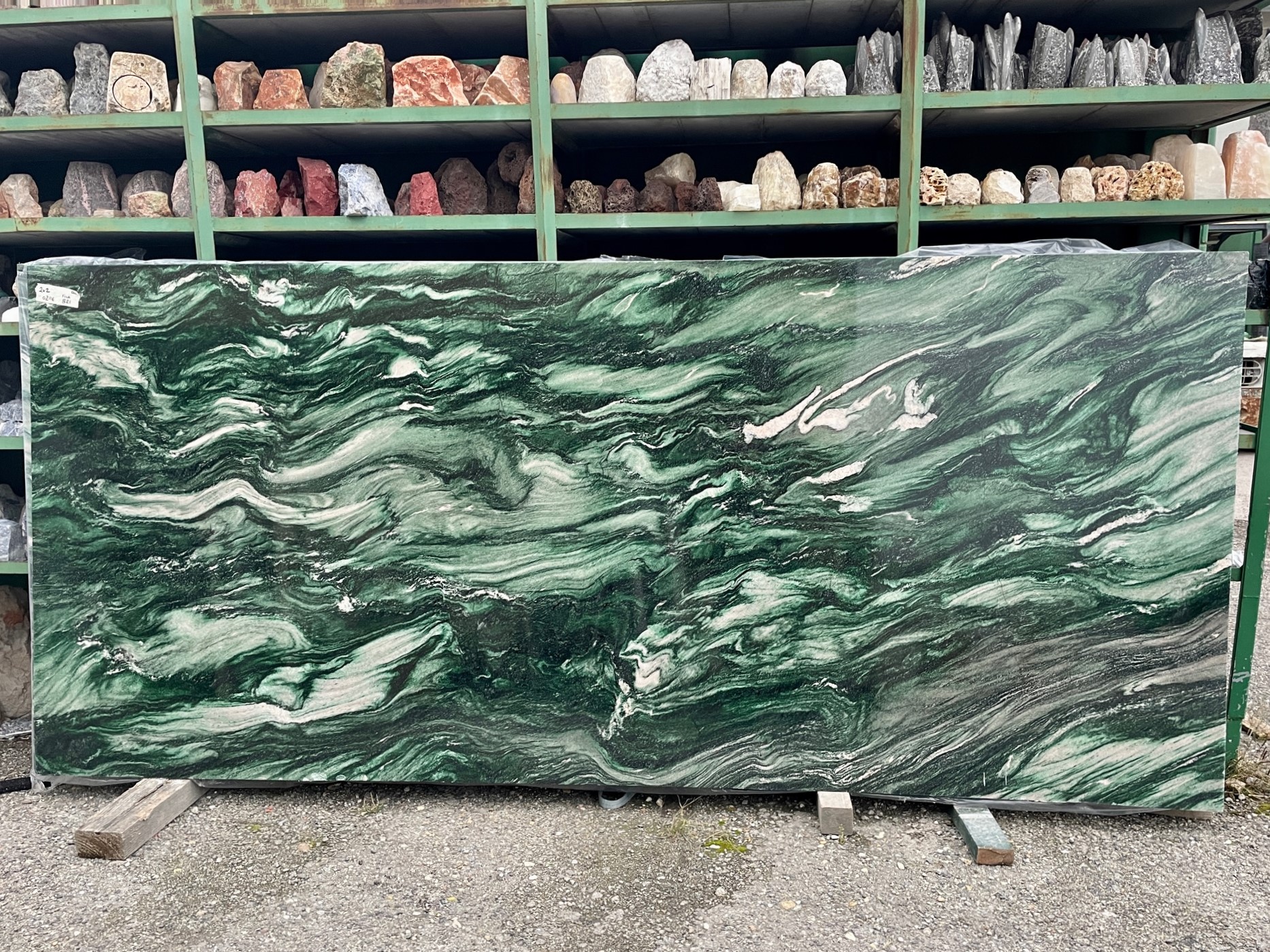 Wasserwand Lofoten Grün Green Harmony 123cm – Bild 9