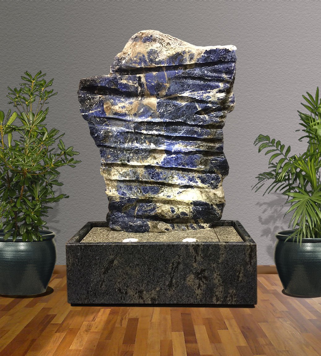 Wasserwand Sodalith Mato Grosso 140cm