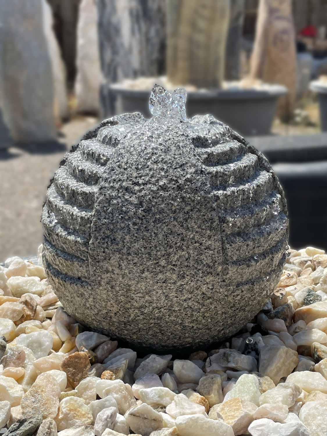 Granit-Quellkugel Ø20cm Torino