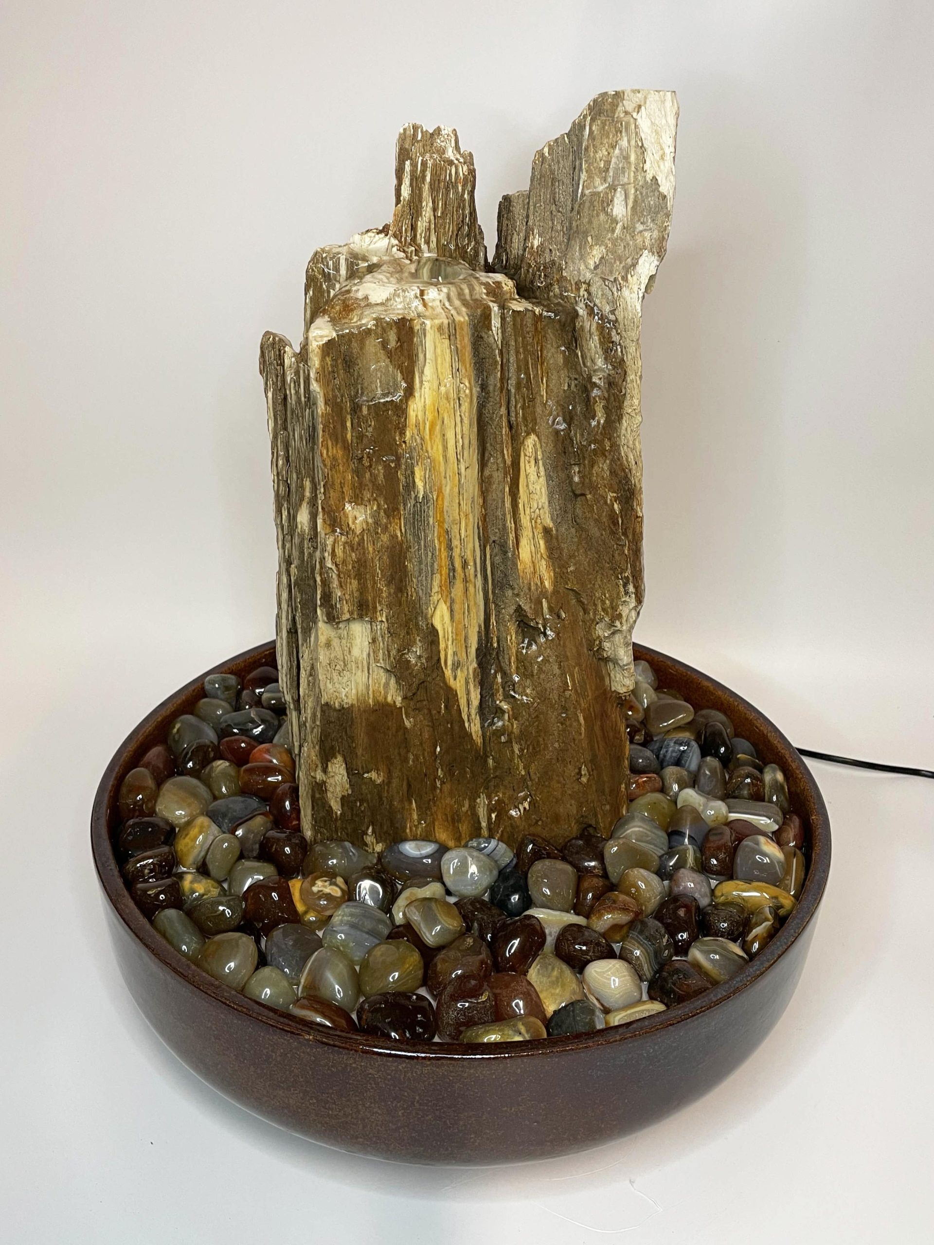 Brunnen Versteinertes Holz Grande 50cm