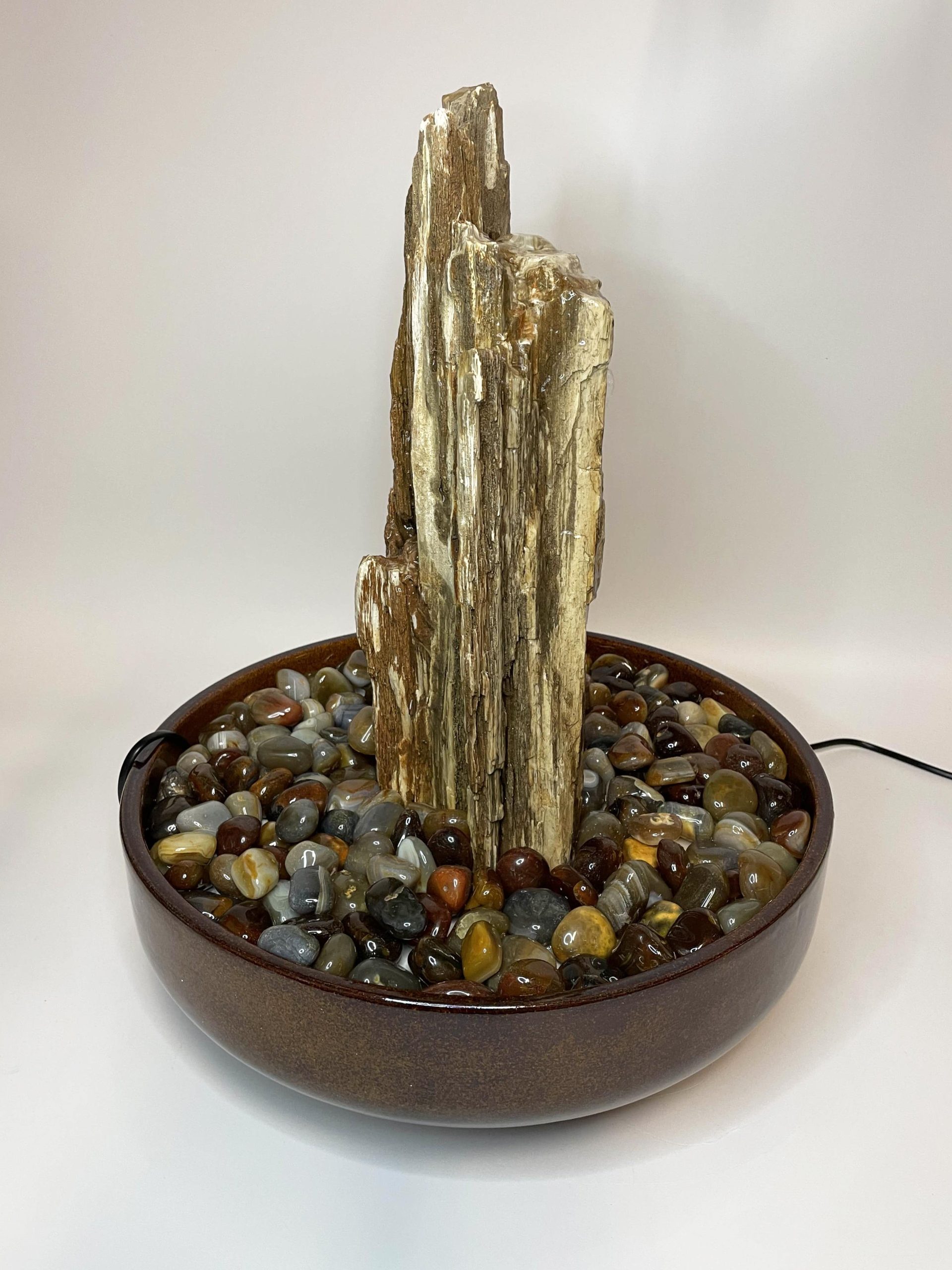 Brunnen Versteinertes Holz Grande 50cm