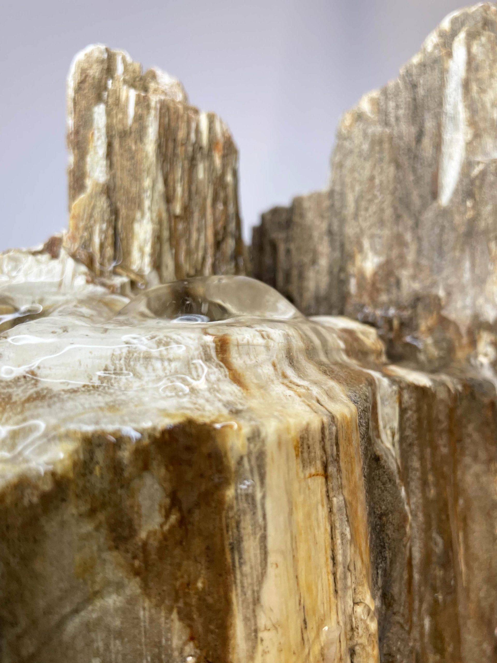 Brunnen Versteinertes Holz Grande 50cm – Bild 5