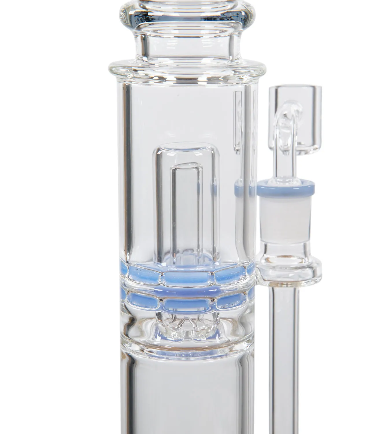 Black Leaf Glasbong mit Kegel und Ufo Perkolator