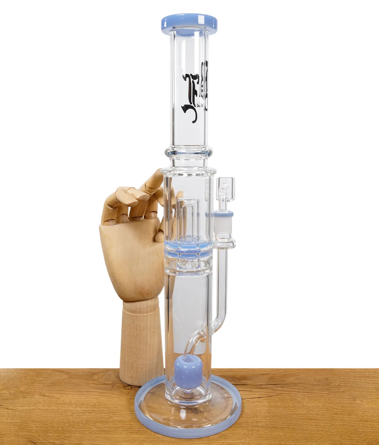 Black Leaf Glasbong mit Kegel und Ufo Perkolator – Bild 3