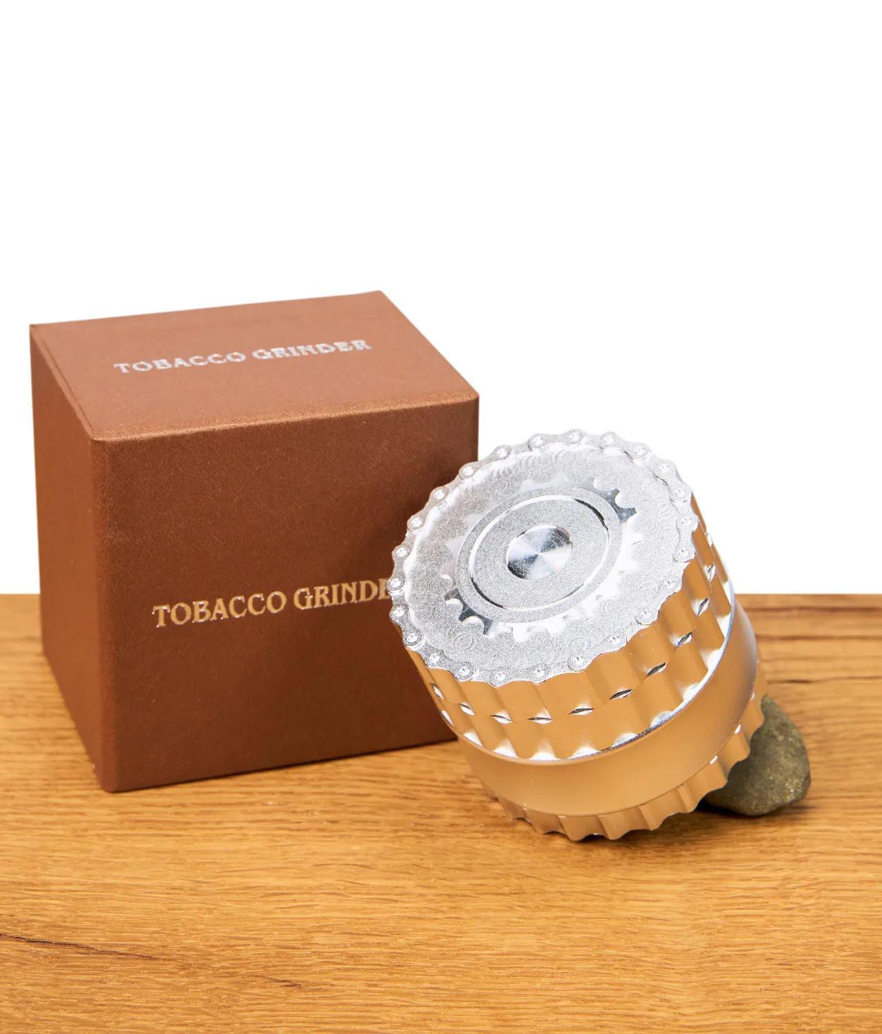 Aluminium Grinder mit Pyramidenzähnen Ø62mm