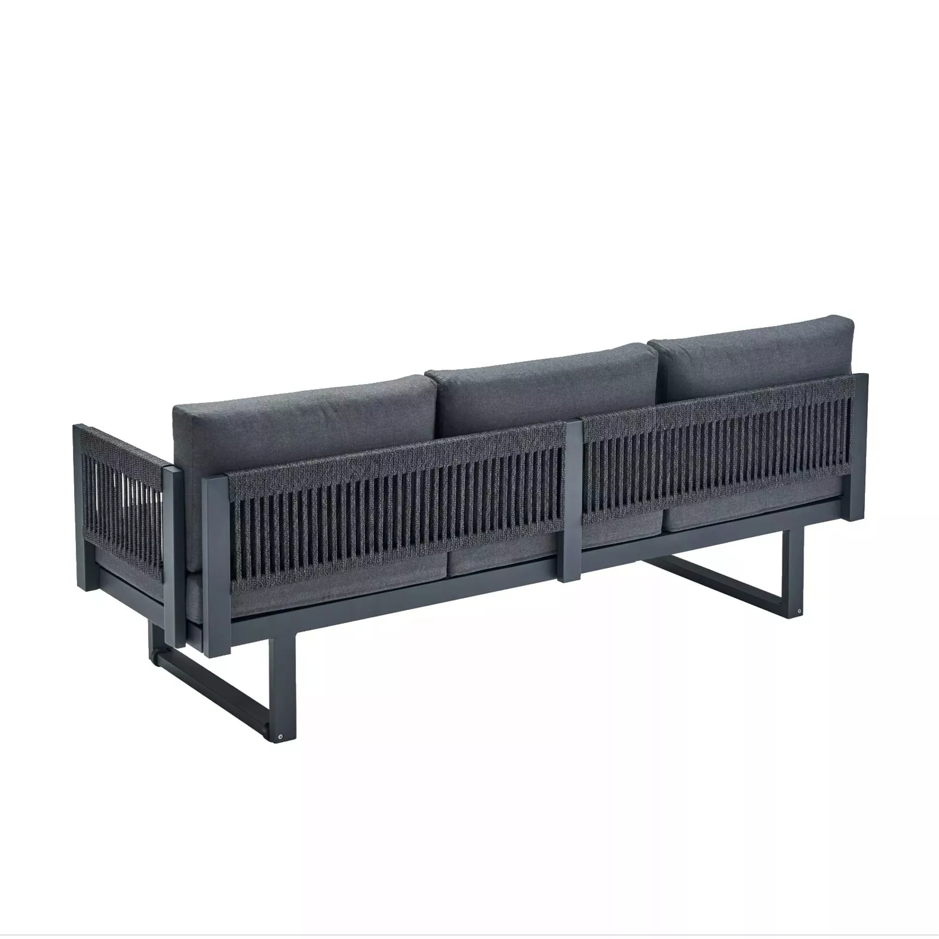 CASA DOMA Aragona Lounge-Seitenteil 3-Sitzer, Alu/Rope – Bild 3
