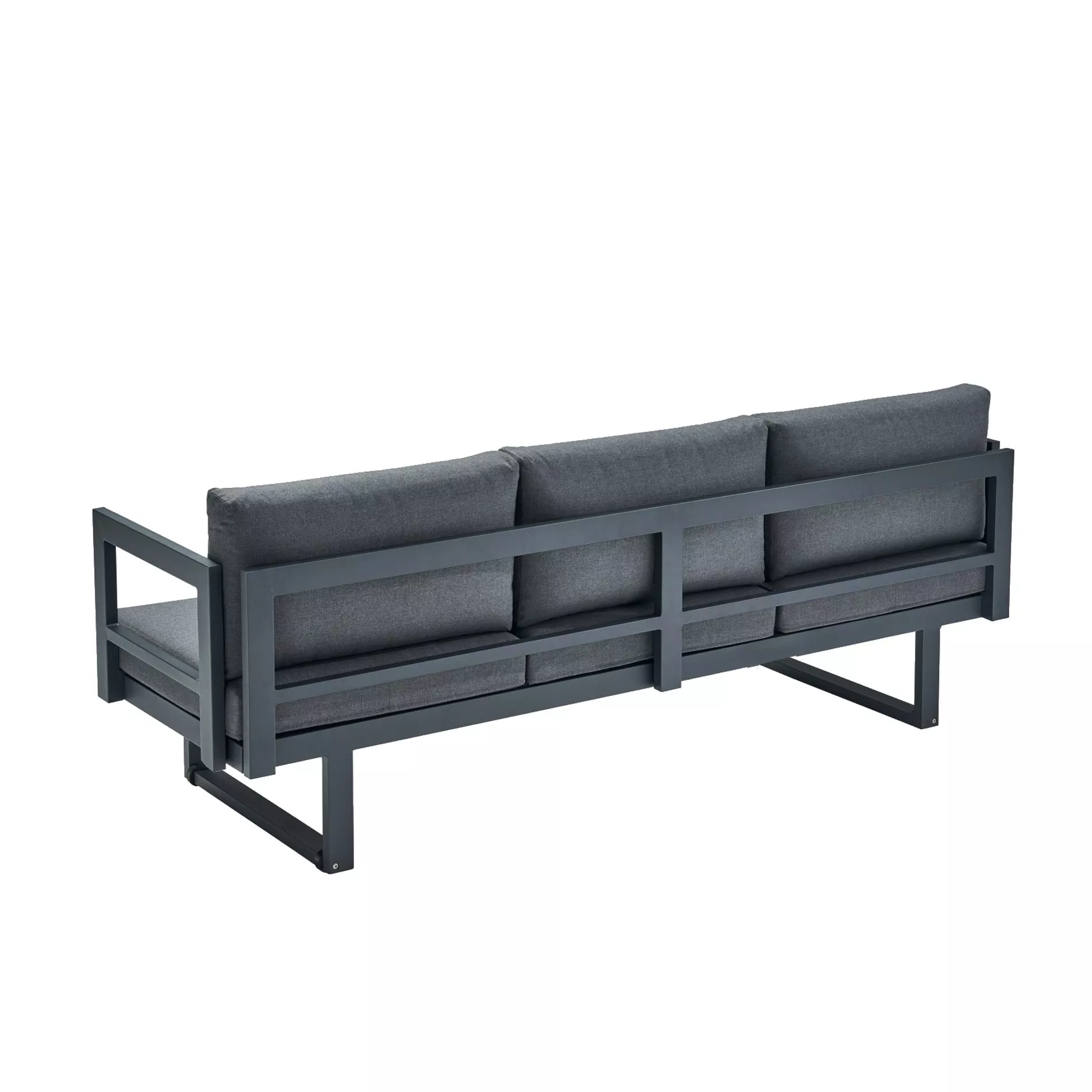 CASA DOMA Aragona Loungesofa 3-Sitzer, Aluminium