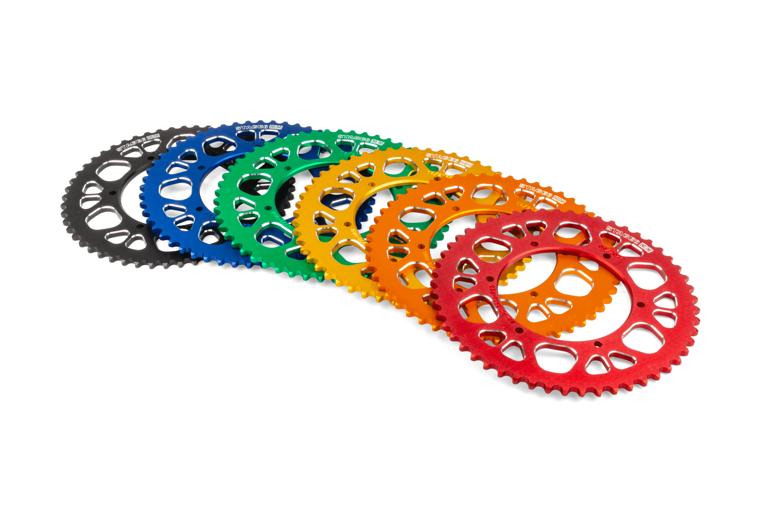 Rear Sprocket 53 teeth – 420 Stage6 aluminium CNC Rieju MRT