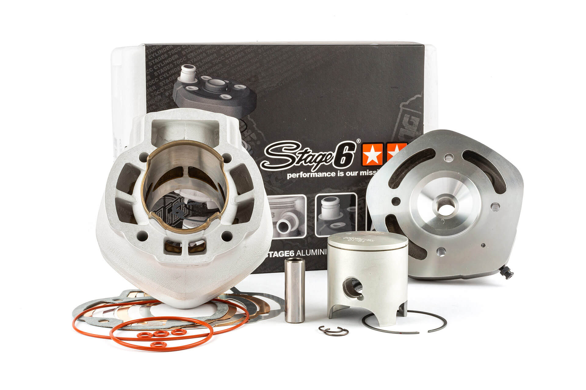 Stage6 Cylinder Kit 70cc Racing MK2 Piaggio LC