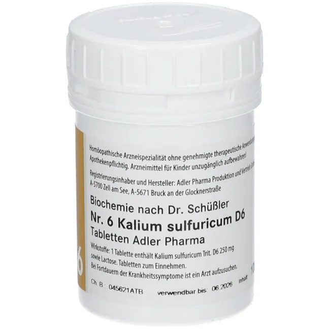 Schüssler Salz Nr.6 Kalium sulfuricum D 6
