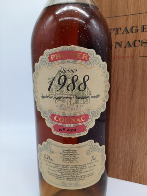 Cognac Prunier 1988 Grande Champagne – 42,7%