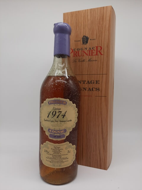 Cognac Prunier 1974 Petite Champagne – 56,9%