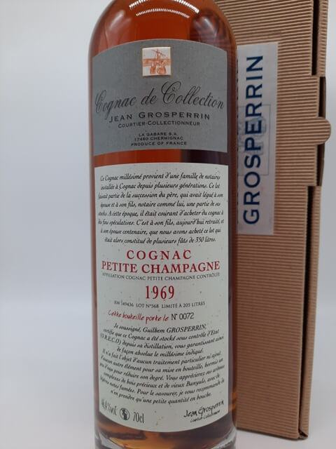 Cognac Grosperrin 1969 Petite Champagne – 46,4%