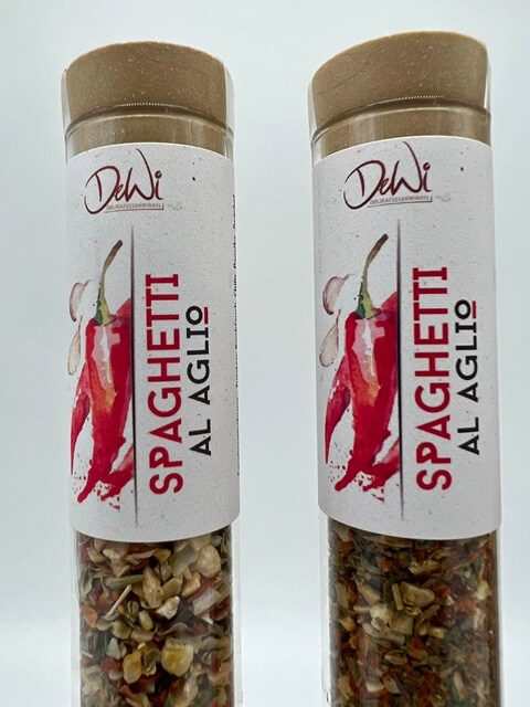 Spaghetti Al Aglio Gewürz DeWi – 25g
