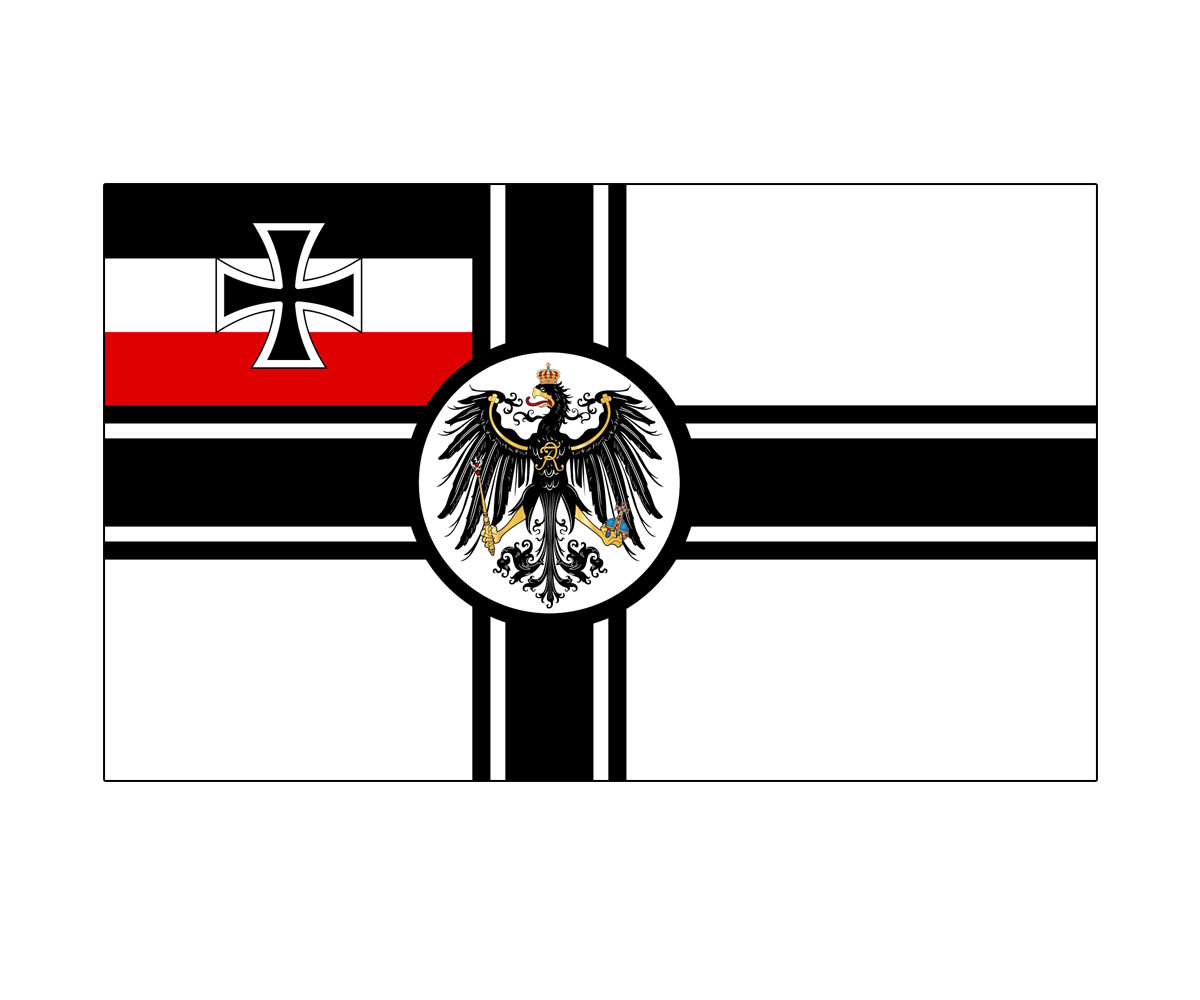 Flagge / Fahne, 90x150cm “”Deutsche Kaiserliche Marine””, mit Metallösen