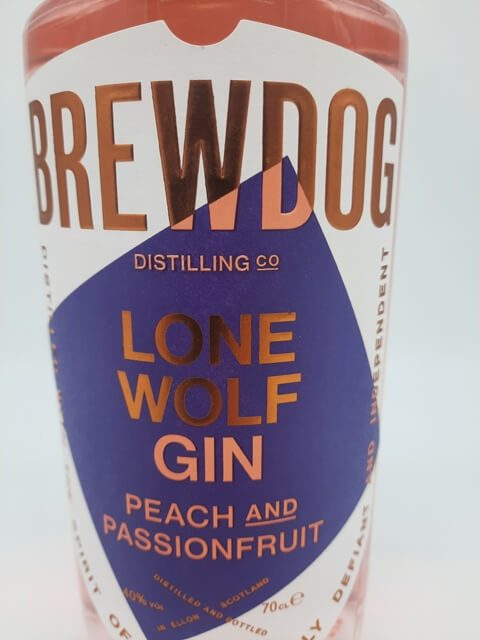 Lone Wolf Gin – Pfirsich & Passionsfrucht – 40%