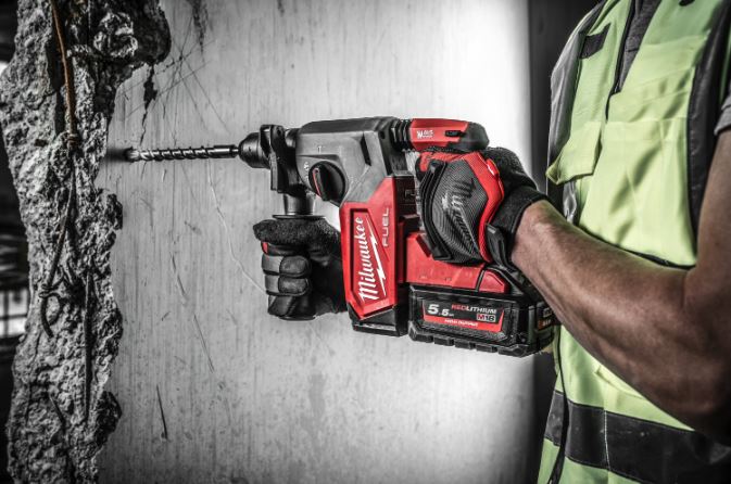 Milwaukee M18 FHX FUEL™ Akku-Kombihammer – inkl. 2x 5,5Ah Akkus und Schnellladegerät – Bild 9