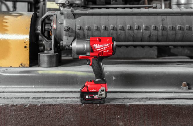 Milwaukee M18 ONEFHIWP12 Akku-Schlagschrauber 1/2 Zoll Vierkant PIN FUEL™ ONE-KEY™ – inkl. 2x 5,0Ah Akkus und Schnellladegerät – Bild 5