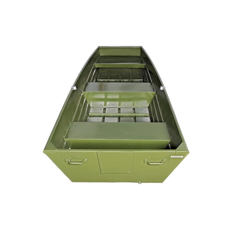 Marine Jon 13 Green + Silver