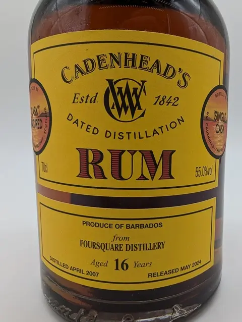 Foursquare 2007 Cadenhead´s – 55%