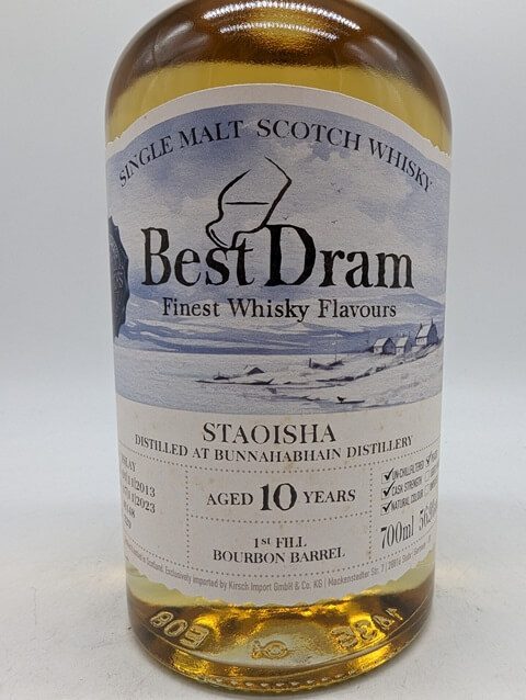 Bunnahabhain Staoisha 2013 Best Dram Bourbon – 56,9%