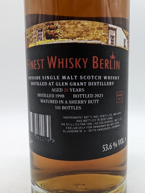 Glen Grant 1998 Sansibar – 53,6%
