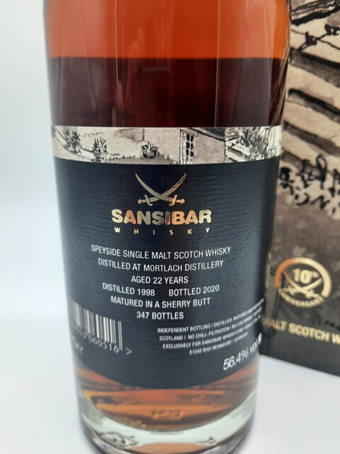 Mortlach 1998 Sansibar – 56,4%