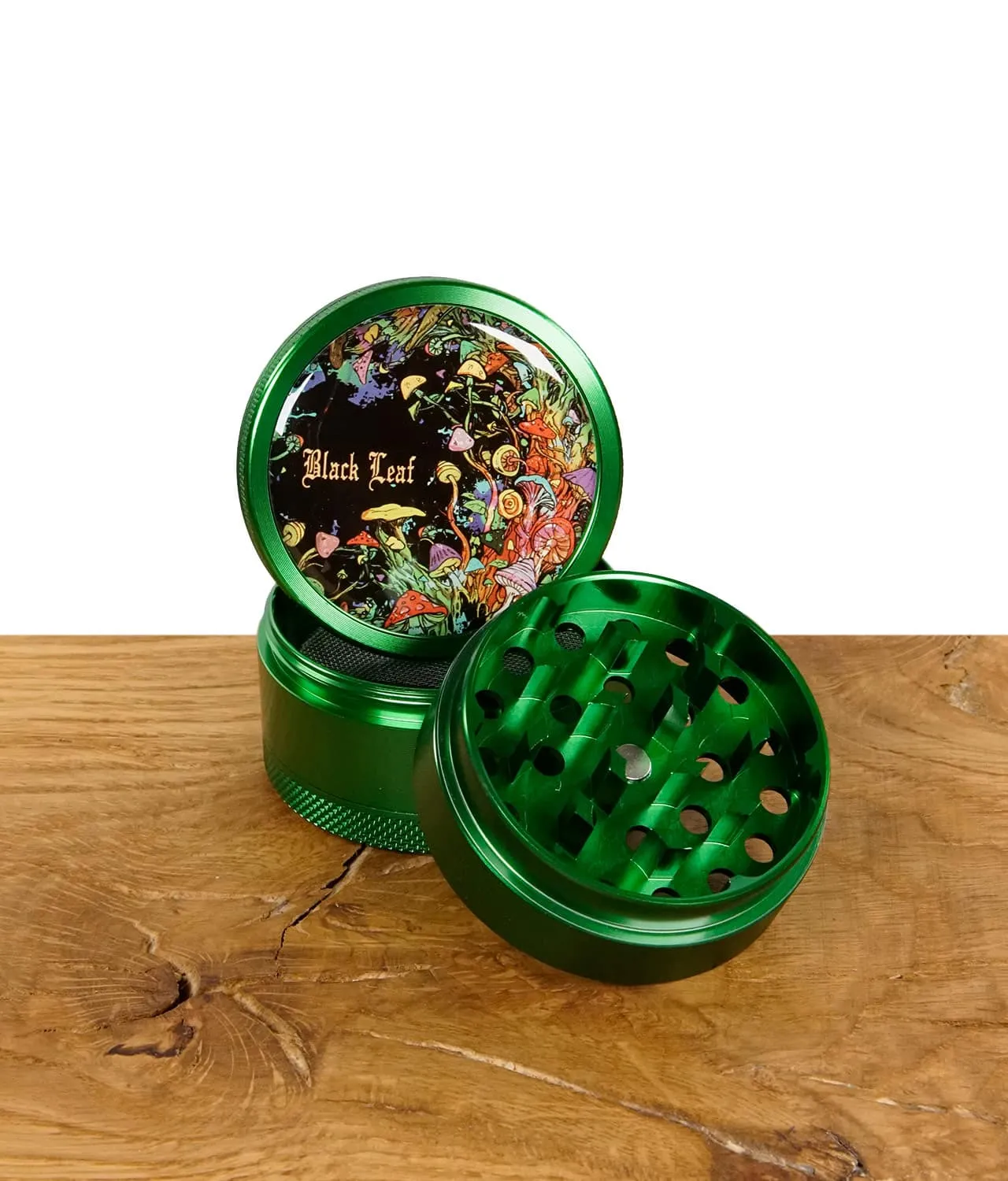 Black Leaf Mushroom Grinder 4-tlg. Ø50mm Grün