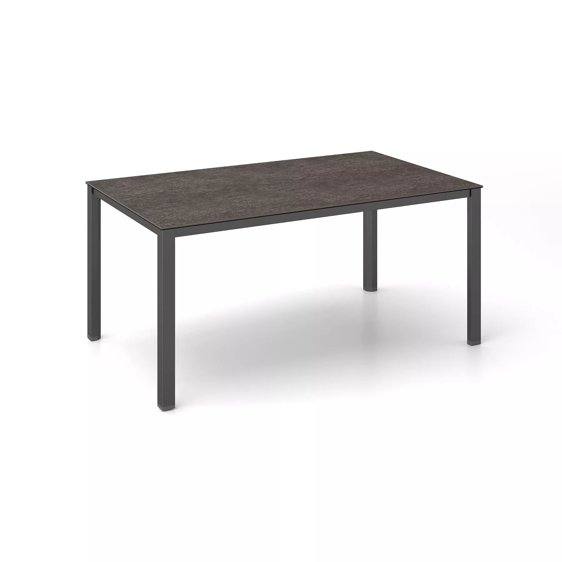 Kettler Cubic Tischsystem Gartentisch Aluminium/Keramik grau-taupe